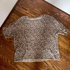 AE Leopard Top